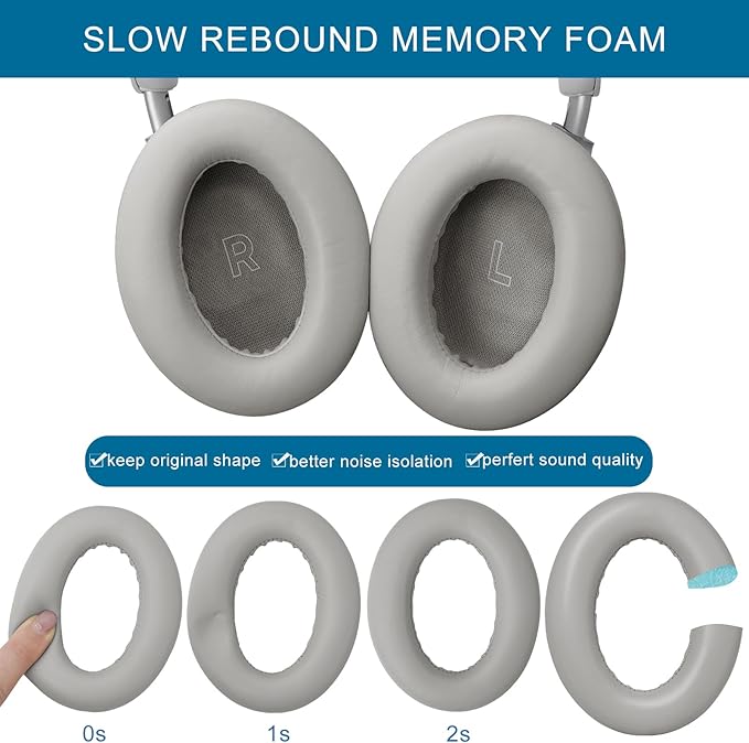GEVO Earpads Replacement for Bose QuietComfort Ultra, Replacement Ear Pads - Image 4