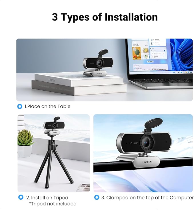 UGREEN Full HD 1080P Webcam - Image 6