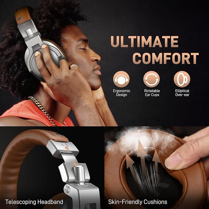 MAONO Professional Studio Monitor & Mixing DJ Headphones - Image 4