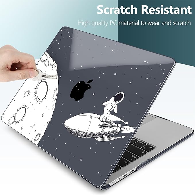 TWOLSKOO Compatible with M4 MacBook Air 15 inch Case 2025-2023 Released Model - Image 4