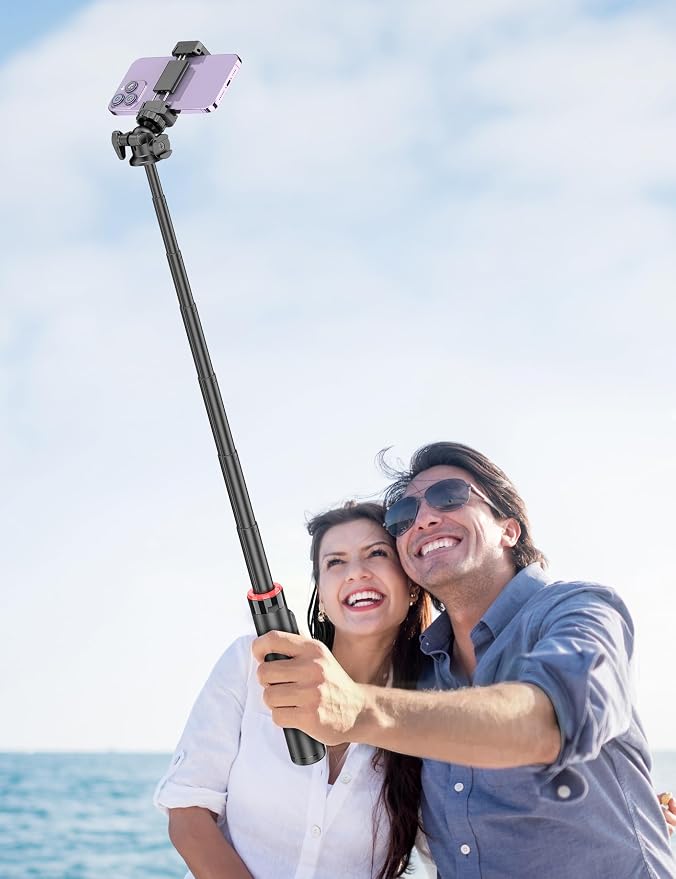 Aluminum Selfie Stick Phone Tripod, 360° Ball Head Selfie Stick - Image 8