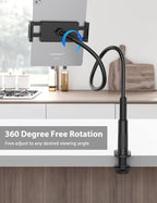 Tablet Stand Holder for Bed, Gooseneck Mount - Image 3