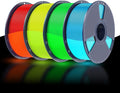 SUNLU PETG Glow in The Dark Filament Bundle, Luminous PETG 3D Printer Filament by SUNLU