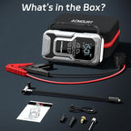 Jump Starter with Air Compressor, 6000A Car Battery Jump Starter, 150PSI Tire - Image 8
