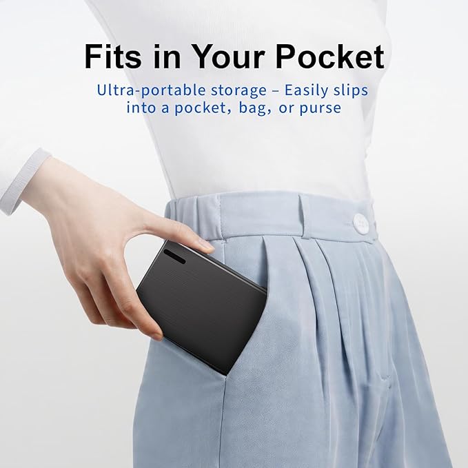 1TB External Hard Drive HDD Portable – USB 3.0 & Type-C Storage - Image 4
