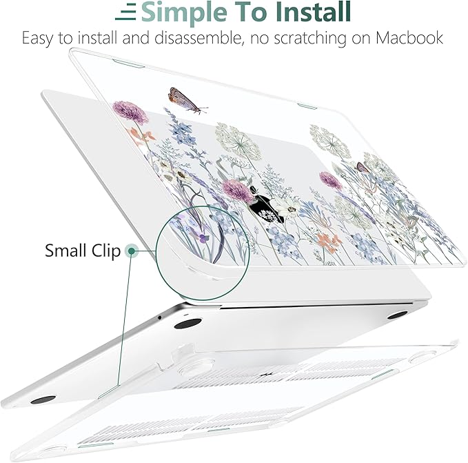 TWOLSKOO Compatible with M4 MacBook Air 15 inch Case 2025-2023 Released Model - Image 4