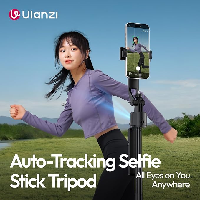ULANZI TT23 64" Auto Face Tracking Tripod - Image 2