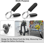 AccEncyc Spring Clip Collars 1 Inch Olympic Barbell Clamps Dumbbell Clips - Image 4