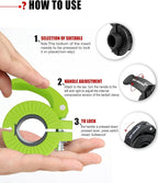 Pro Barbell Clips 1 inch Barbell Clamps 0.9-1.18inch Quick Release Weight Clips - Image 4