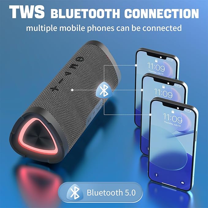 Vanzon Bluetooth Speakers V40 Portable Wireless Speaker V5.0 - Image 5