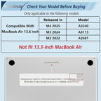 Compatible with MacBook Air 13.6 inch Case, M4 A3240/M3 A3113/M2 A2681 - Image 2