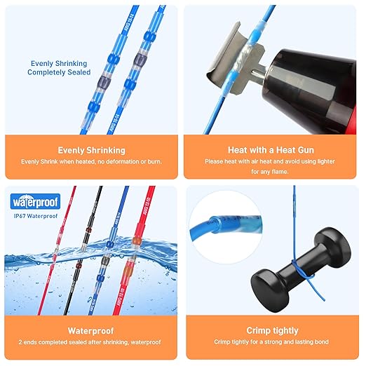 Ultimate All-in-One Heat Shrink Solder Seal Wire Connectors Kit – Wire Striper - Image 6