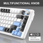 MageGee 75% Mechanical Gaming Keyboard, Compact Blue Backlit Wired Gaming - Image 4