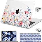Teryeefi for MacBook Air 13.6 inch Case M4 A3240/M3 A3113/M2 A2681, Hard Shell by Teryeefi