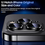 Uyiton Compatible with iPhone 15 Pro/iPhone 15 Pro Max Camera Lens Protector - Image 5
