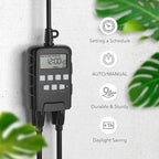 BN-LINK 7 Day Outdoor Heavy Duty Digital Programmable Timer, Dual Outlet - Image 4
