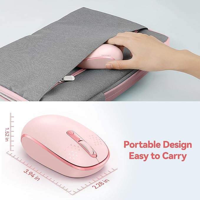 TECKNET Wireless Mouse, 2.4G Quiet Computer Mouse - Image 4