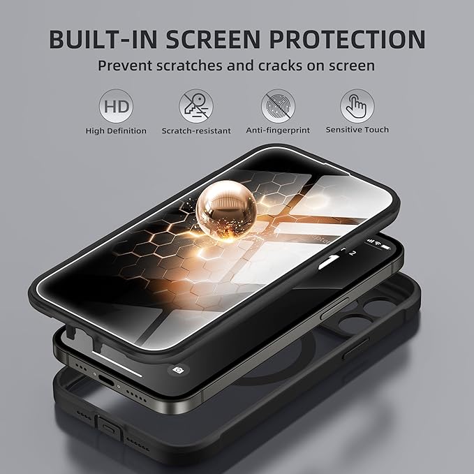 BERFY Magnetic for iPhone 13 Pro Max Case, Compatible - Image 3