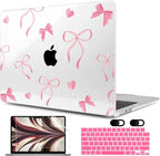 MEEgoodo Case for M4/M3/M2 MacBook Air 13.6 inch Case 2025 2024 2022, Fit Model by MEEgoodo