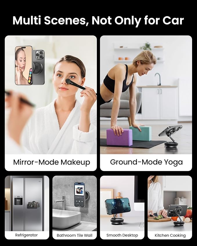2026 Upgraded Vacuum Suction Cup Phone Mount - Image 6