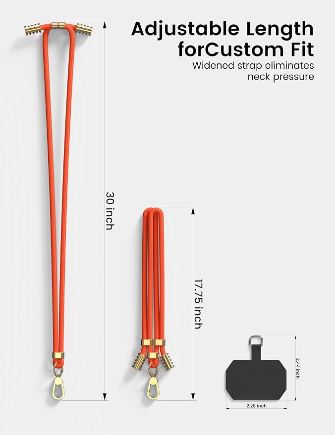 Cell Phone Lanyard, Adjustable Crossbody Cell Phone Lanyard, Adjustable Anti - Image 6