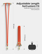 Cell Phone Lanyard, Adjustable Crossbody Cell Phone Lanyard, Adjustable Anti - Image 6