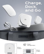 Qi2 Certified 3 in 1 Travel Charger MagSafe Compatible, Upgraded Foldable - Image 7