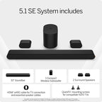 VIZIO 5.1 Soundbar SE, Wireless Subwoofer, Surround Sound w/Dolby Atmos & DTS:X - Image 3