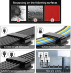 Adhesive Cable Clips Holder, Outdoor Light Clips, Sturdy Nylon Cord Wall - Image 4
