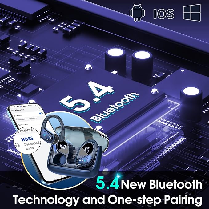 Wireless Earbuds 75hrs Bluetooth 5.4 Headphone Sport, 2026 Bluetooth Earbuds - Image 5