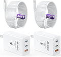 USB C Charger Block 100W, 3-Port GaN Super Fast Charger, Type C Wall Charger by Auorld