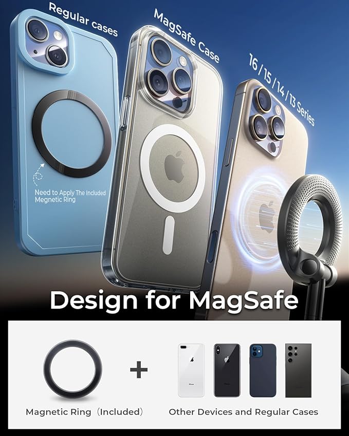 MRGLAS 2026 Upgraded Vacuum Magnetic Phone Holders - Image 7