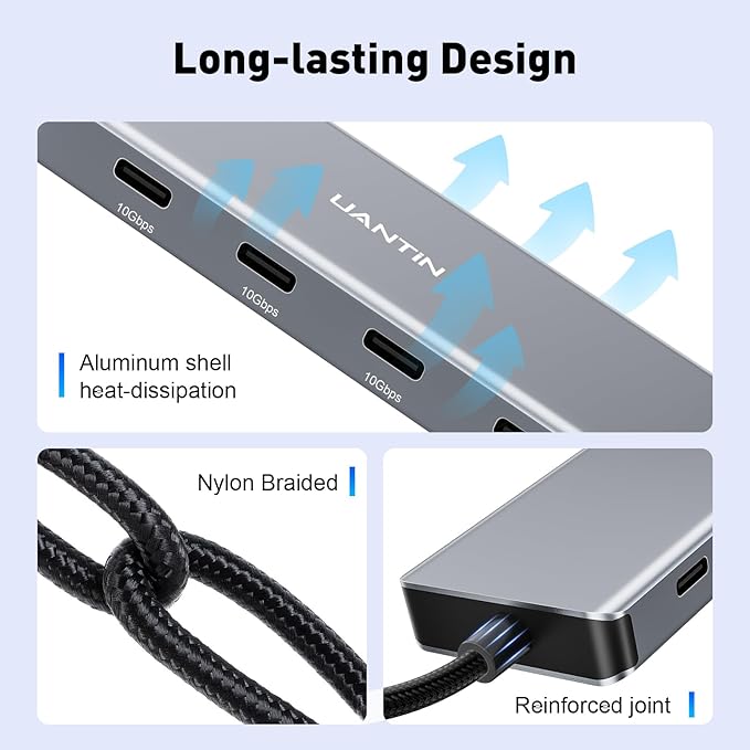 USB C Hub, 10Gbps High-Speed Type C Splitter - Image 5
