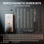 EZARC Electric Screwdriver Set, 181 in 1 Cordless Screwdriver, 3 Torque Settings - Image 2