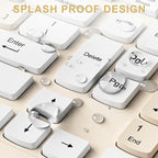 Wireless Keyboard and Mouse Combo, Full-Sized Wireless Keyboard and Adjustable - Image 8