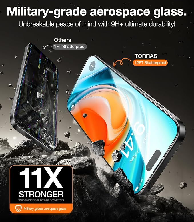 TORRAS Military-Grade Shatterproof - Image 9