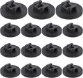15 Pcs Magnetic Cable Clips Zip Tie Mount Base Black Magnetic Wire Holder by Tobeelec