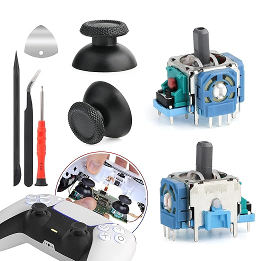 for PS5 Joysticks Replacement for Sony PlayStation 5 PS5 Controller Joystick by YWLRONG