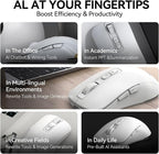 M4 Wireless Smart Ai Mouse For Pc Laptops, One-Touch Voice Input, Ai Assistant - Image 5