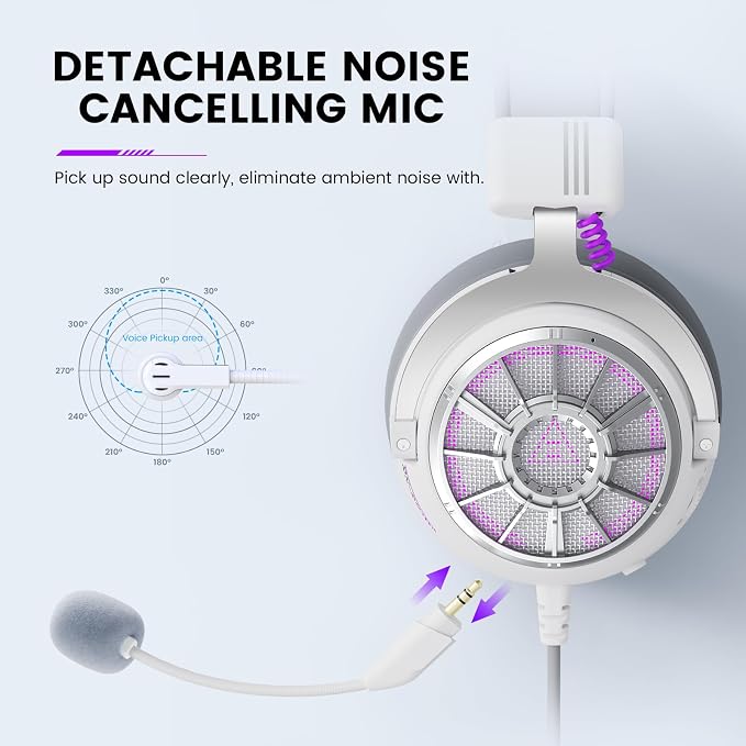 EKSA StarEngine S PC Gaming Headset-Stereo Surround Sound - Image 4