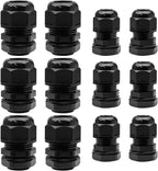 12 Pcs Nylon Cable Glands by Kyuionty
