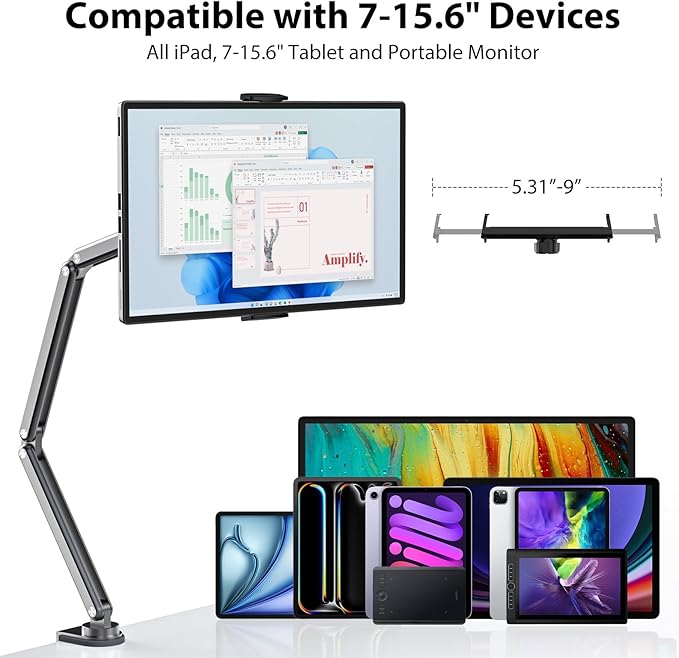KU XIU Aluminum Alloy Tablet Stand - Image 3