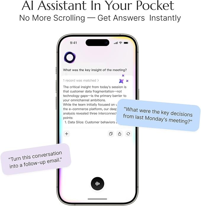 Flowtica Scribe AI Voice Recorder, App Control, Transcribe & Summarize - Image 4