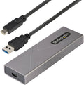 StarTech.com USB-C 10Gbps to M.2 NVMe or M.2 SATA SSD Enclosure by StarTechcom