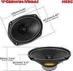 CERWIN-VEGA! HED 2025 Edition – 6" x9” 2-Way Coaxial Full Range Speaker System- - Image 4