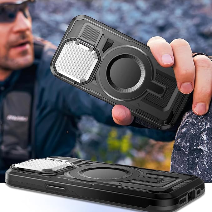 Camera Stand Case for iPhone 15 Plus, 2024 Version Military Grade Protective - Image 6