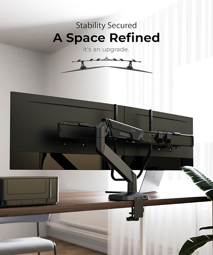 Dual Monitor Arm Desk Mount - Image 5