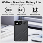 Ai Voice Recorder, Note Voice to Text Recorder W/Magnetic Case, App Control - Image 8