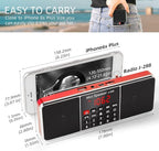 PRUNUS J-288 Portable Radio AM FM Radio - Image 2