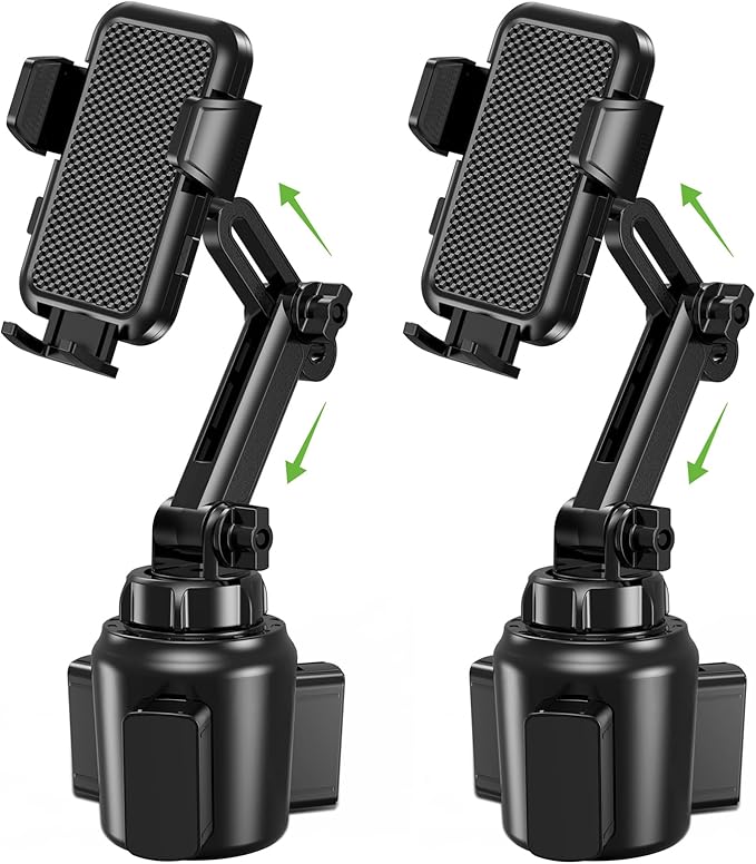 2025 Upgraded Cup Phone Holder for Car, Universal No Shaking Cup Holder Phone by EOCAHO